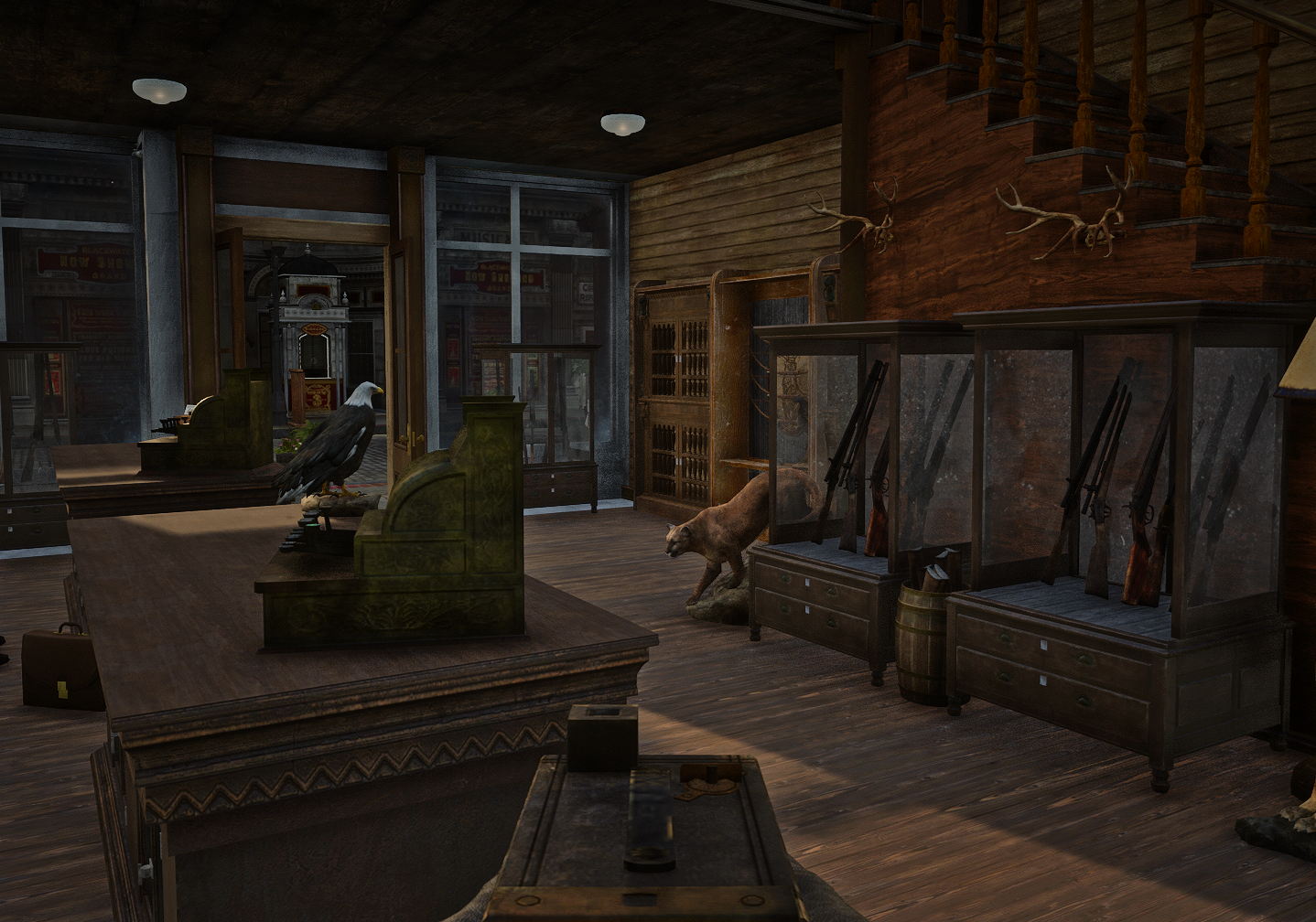 Imagen del armero en acción