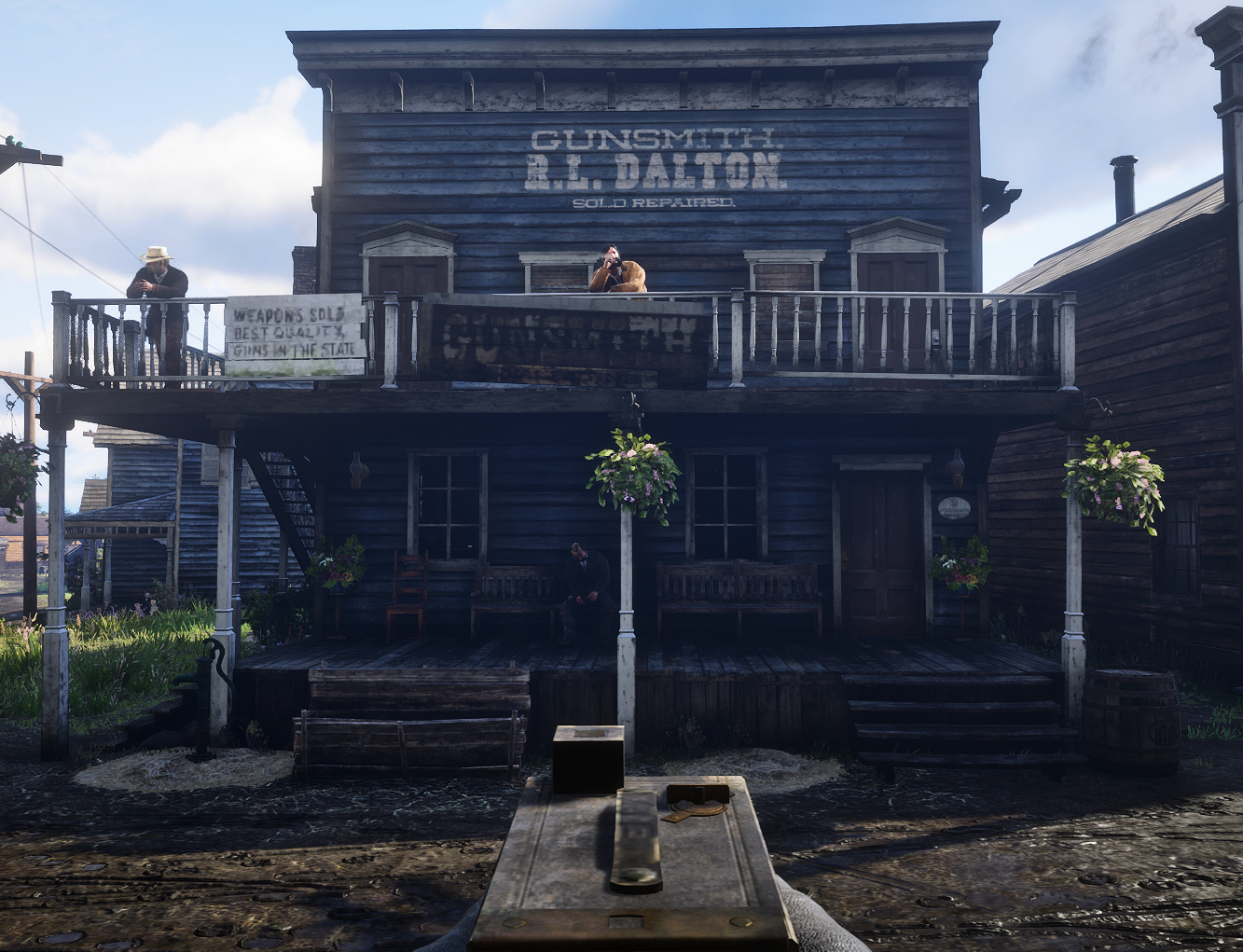 Imagen del armero en acción