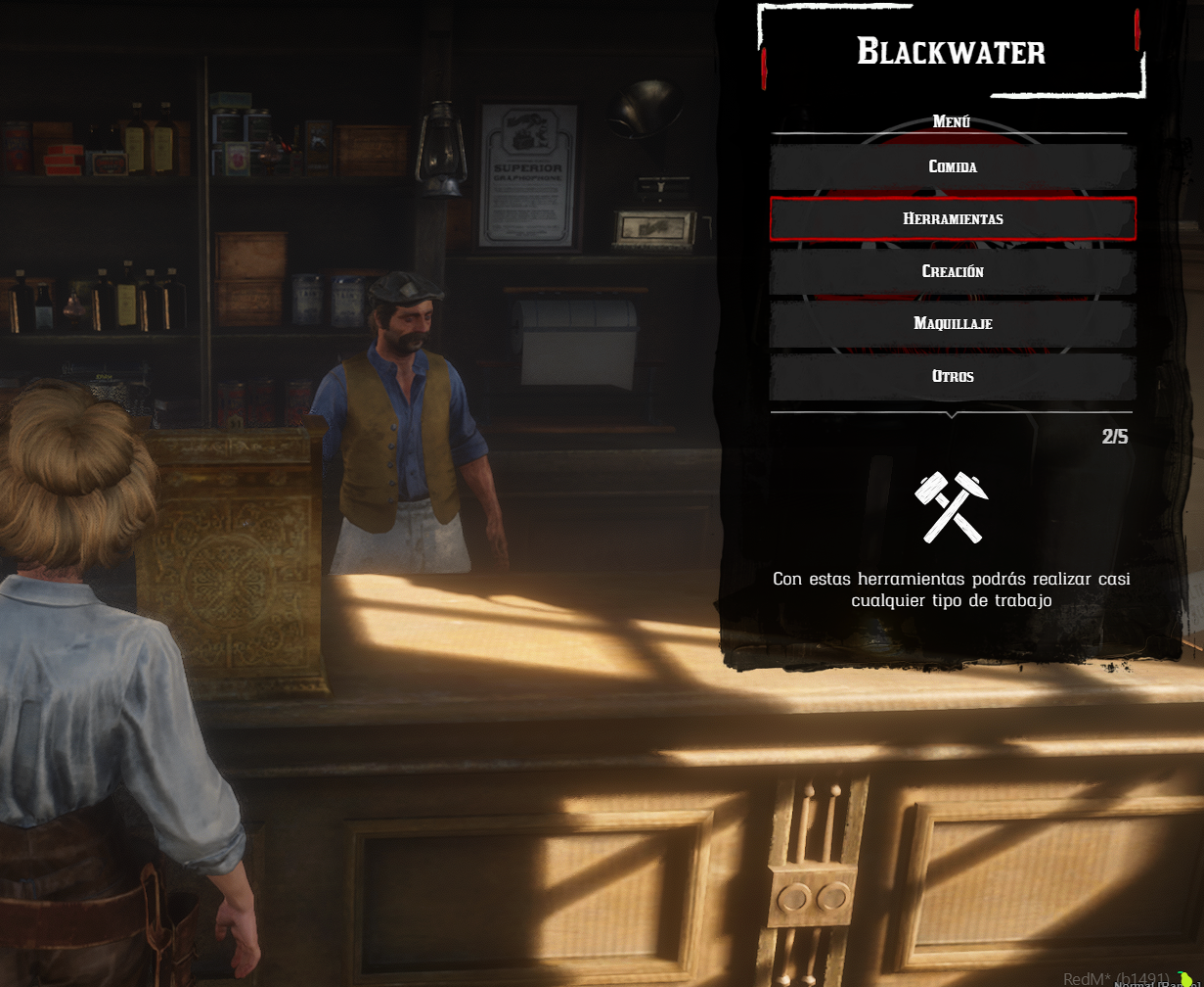 Menú Tienda General