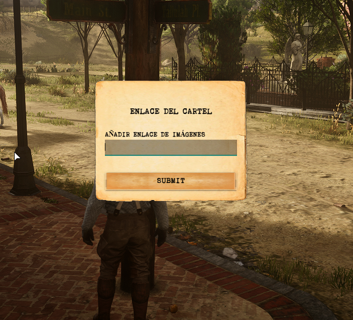 Pegar enlace del cartel