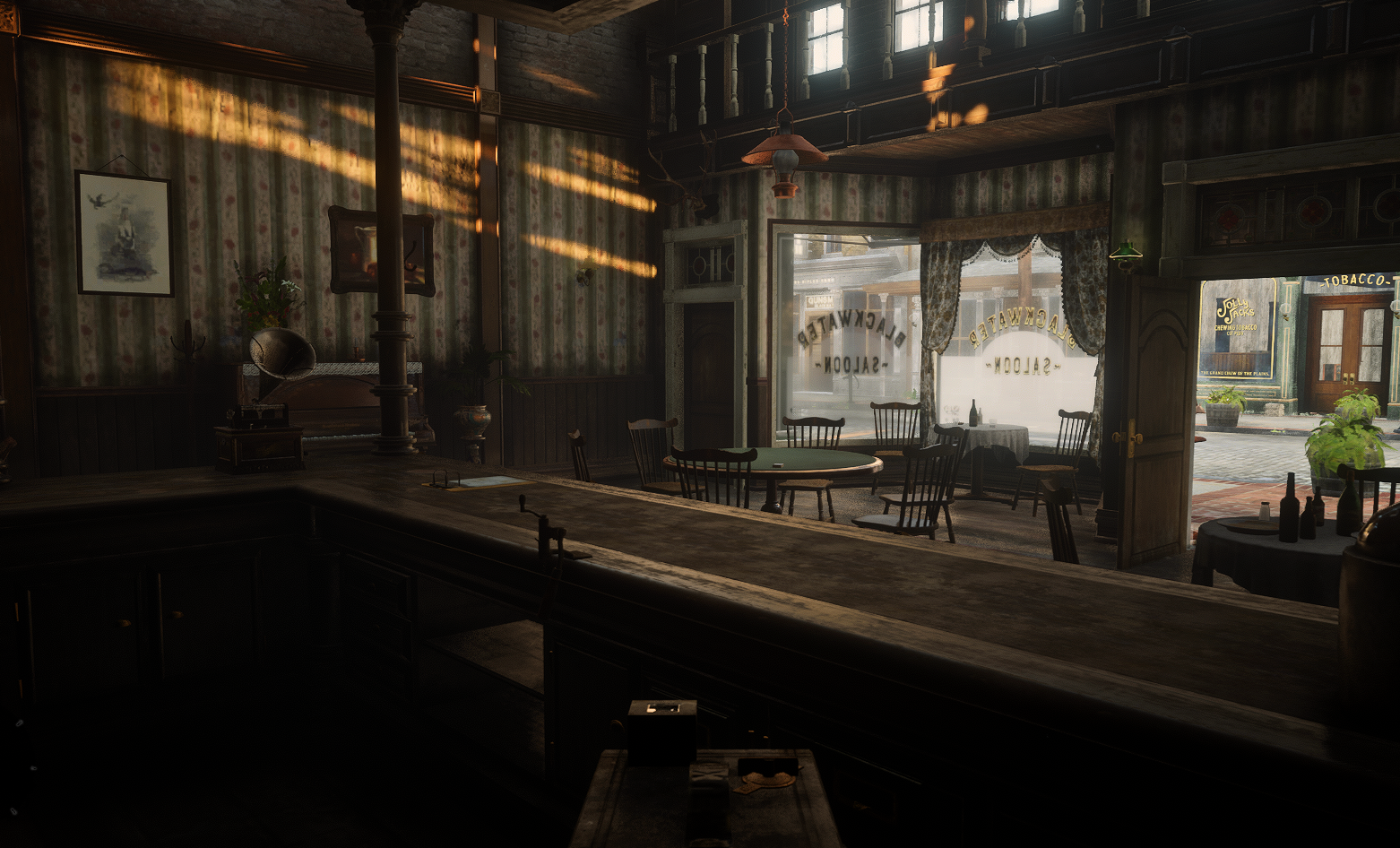 Interior de una taberna